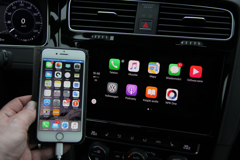 CarPlay w Golfie