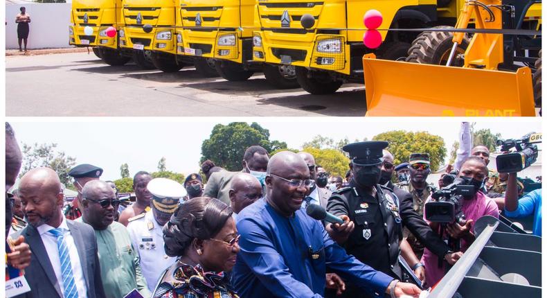 Bawumia unveils joint venture companies as Jospong Group provides fleet of equipment to GAF