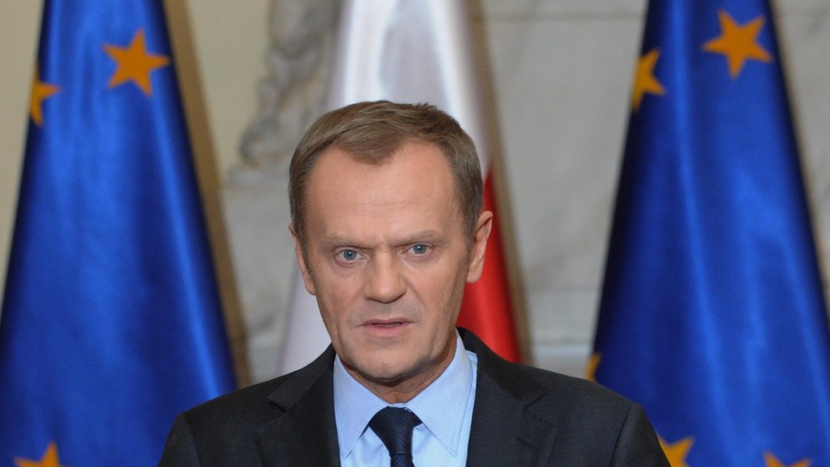 WARSZAWA DONALD TUSK MIN. NOWAK DYMISJA OWIADCZENIE