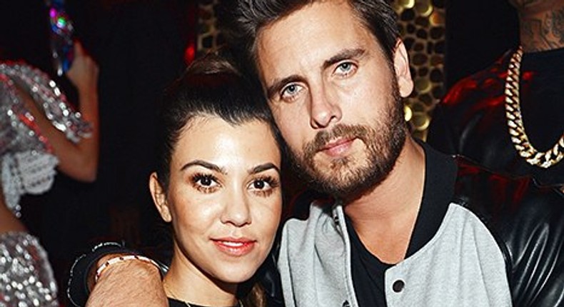 Scott Disick with ex, Kourtney Kardashian