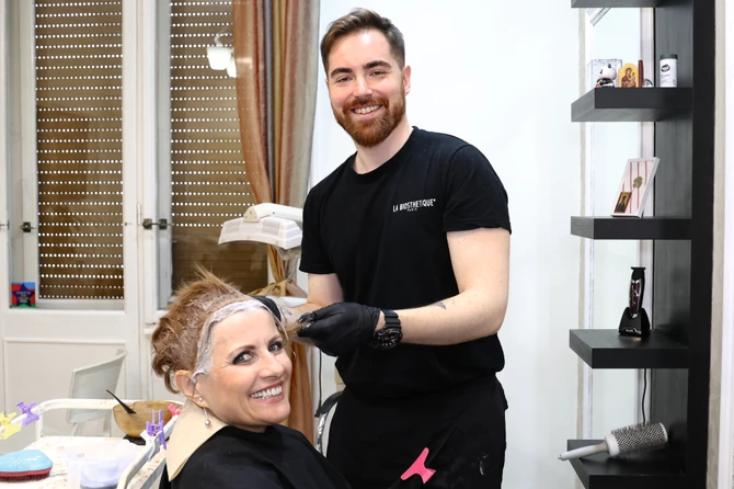 Postojeću boju smo osvežili pramenovima