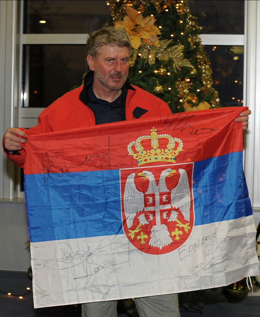 Dragan Jovović po povratku u Beograd