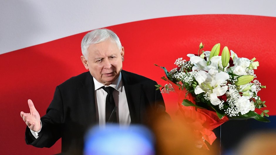 Jarosław Kaczyński w Puławach