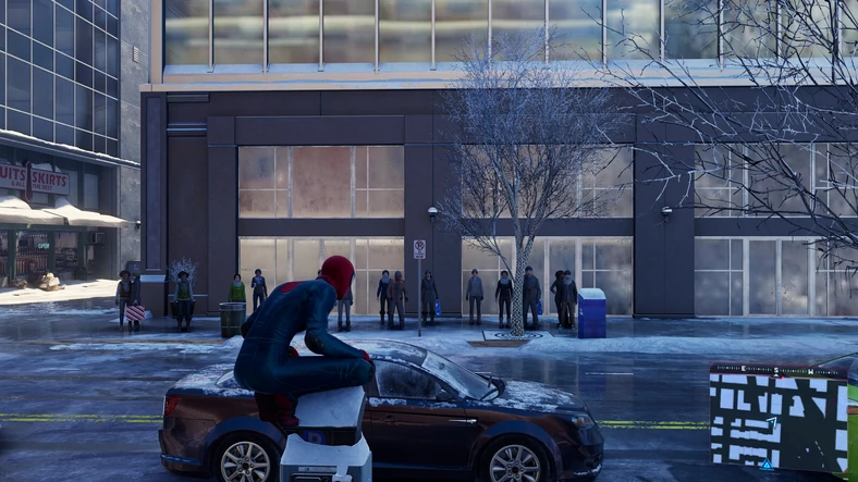 Marvel’s Spiderman: Miles Morales na PS5 z wyłączonym ray tracingiem
