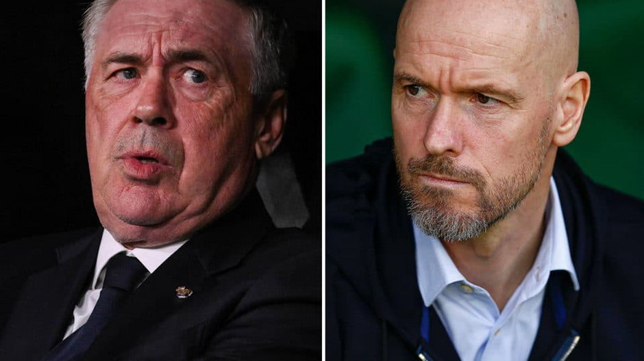 Carlo Ancelotti i Erik Ten Hag