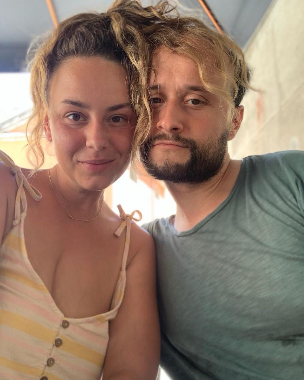 Herečka Dominika Kavaschová a jej partner Daniel Fischer.