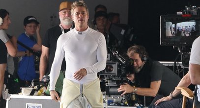 Brad Pitt na planie filmowym z Polakiem! Kim jest Łukasz Bielan?