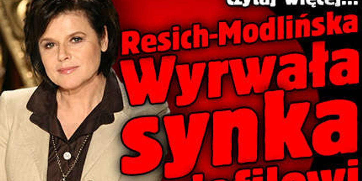 Resich-Modlińska: Wyrwałam synka pedofilowi