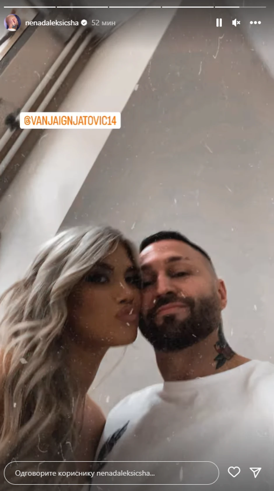 Nenad Aleksić Ša objavio prisni snimak sa tiktokerkom Vanjom