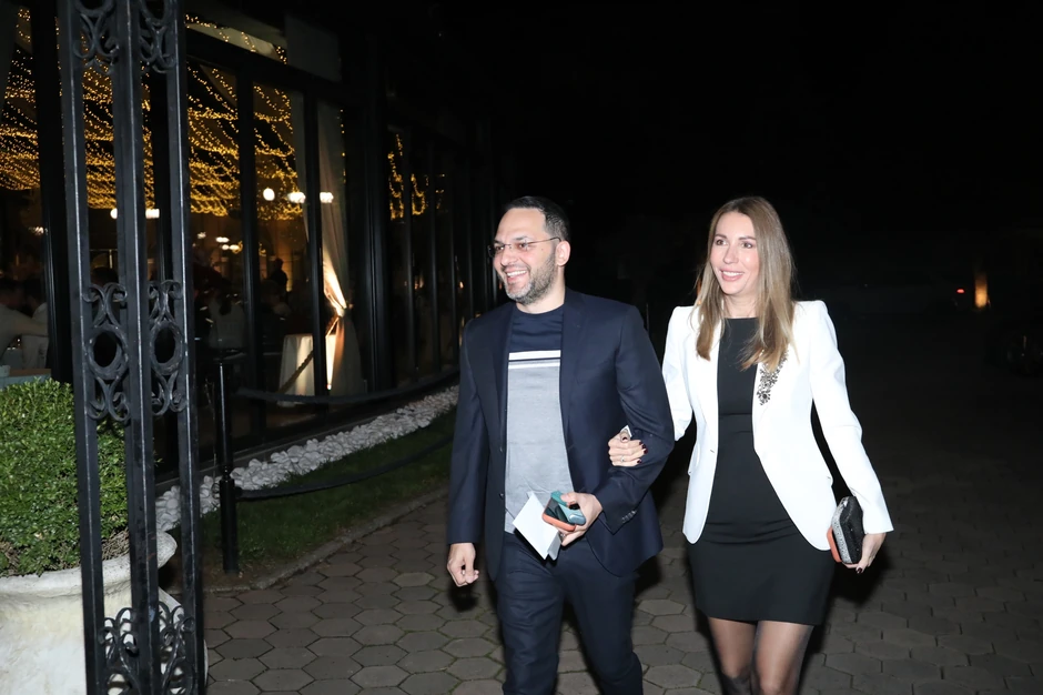 Dubravka i Damir Handanović stigli na proslavu kod Ace Sofronijevića