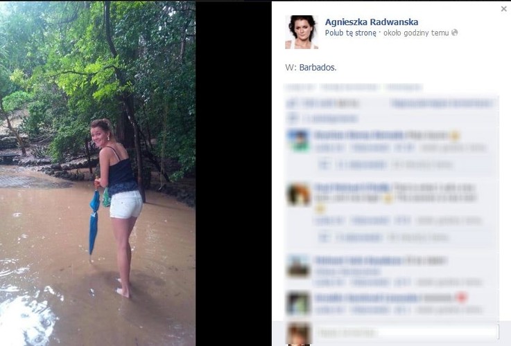 Tak Agnieszka Radwańska wypoczywa na Barbadosie