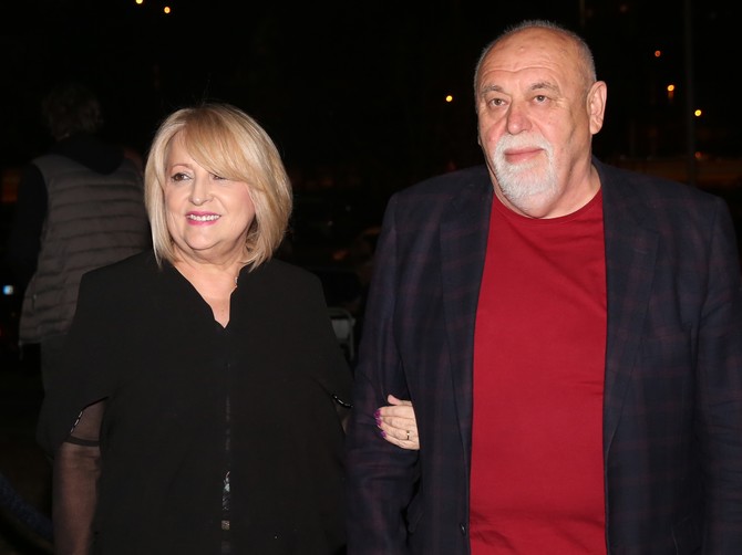 Slavica Đukić Dejanović sa suprugom