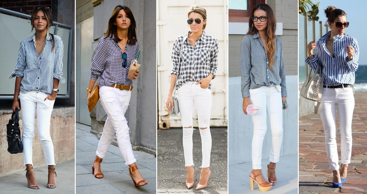 Jak nosić białe spodnie - propozycje stylizacji - Moda