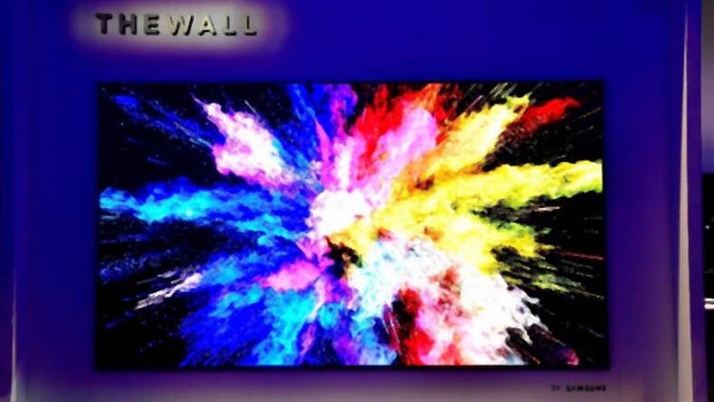 Samsung prezentuje The Wall. To 146" telewizor modularny MicroLED (CES 2018)
