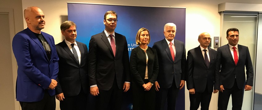 Lideri Zapadnog Balkana sa Federikom Mogerini