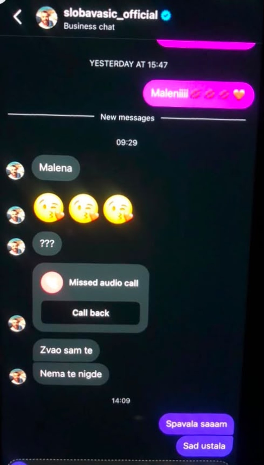 Sloba Vasić poziva devojku u stan