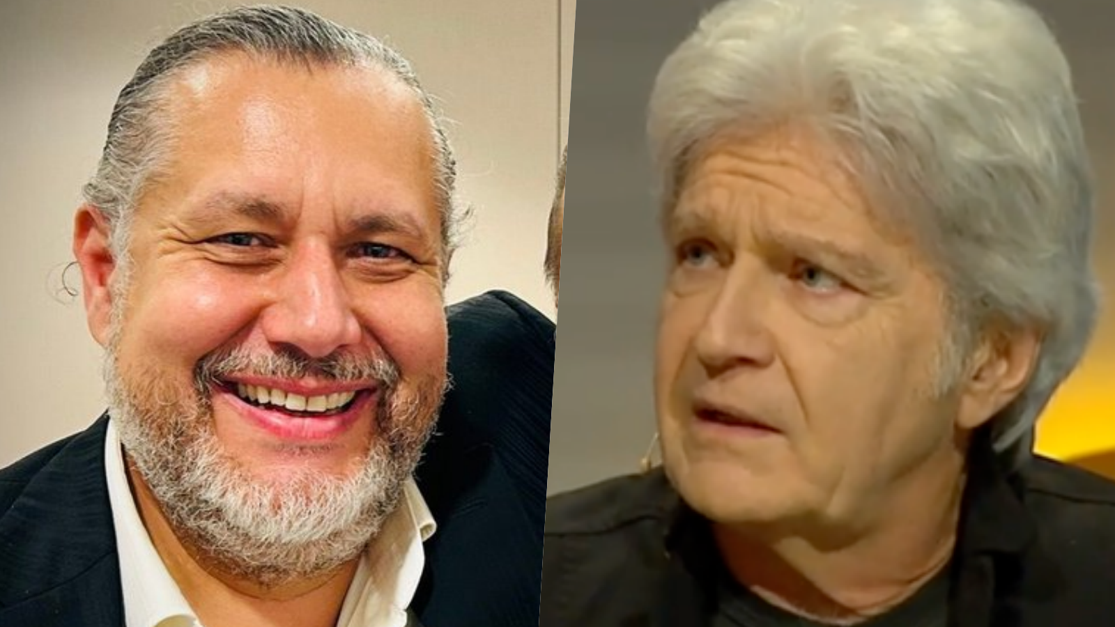 Hudobník Oskar Rózsa a herec Štefan Skrúcaný. 