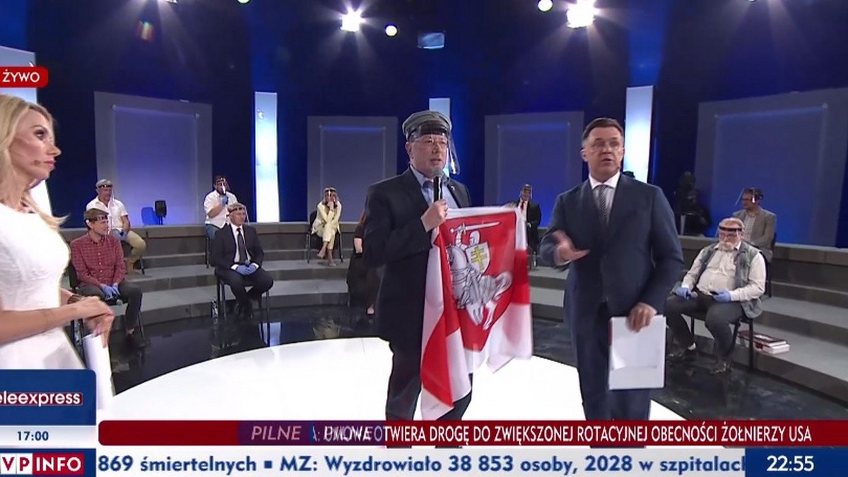 TVP. Awantura na antenie w "Studio Polska". "Program jak kabaret"