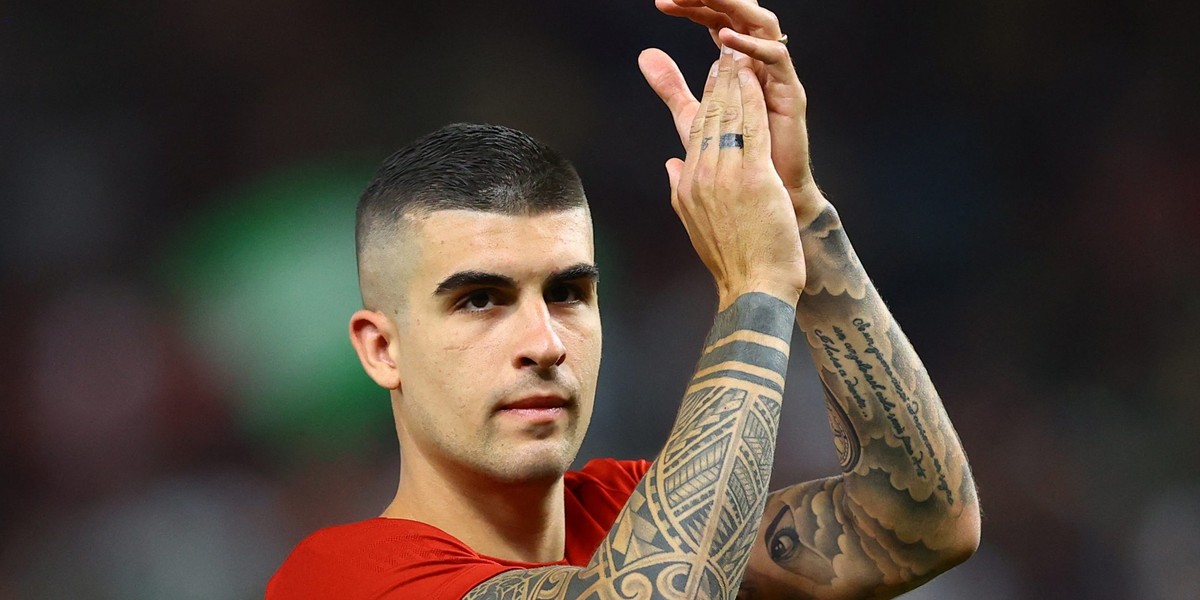 Gianluca Mancini dziwnie zachowywał się po finale Ligi Konferencji.