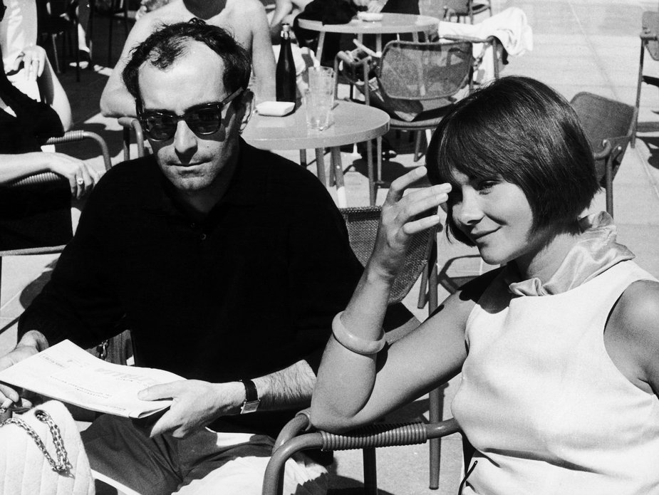 Jean-Luc Godard i Macha Meril, wrzesień 1964 r.