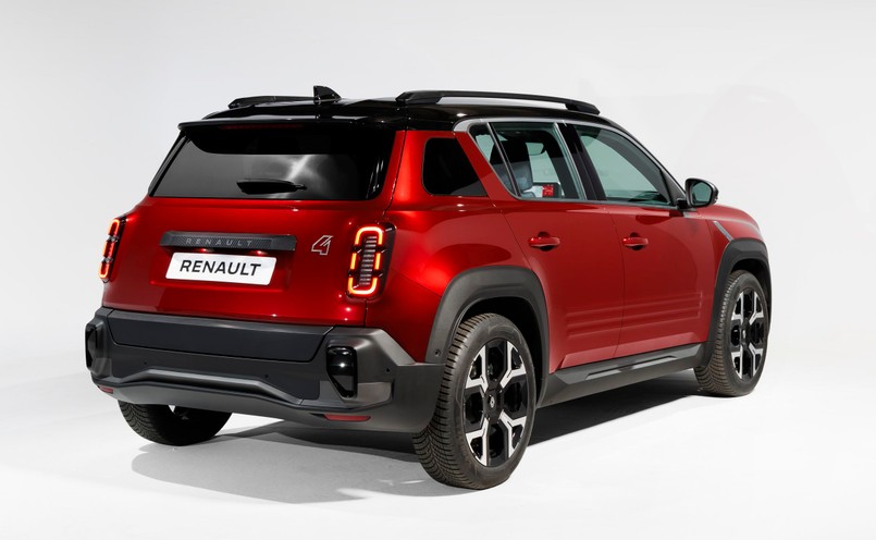 Renault 4 E-TECH Techno Rouge