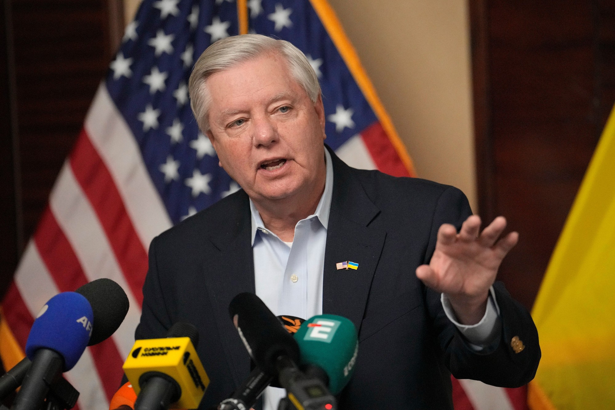 Americký republikánsky senátor Lindsey Graham.