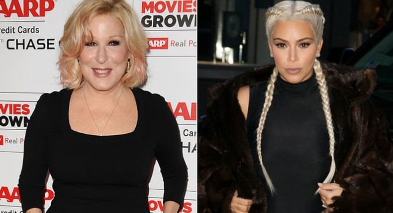 Kim Kardashian, Bette Midler