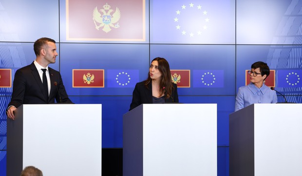 Marta Kos i Milojko Spajić