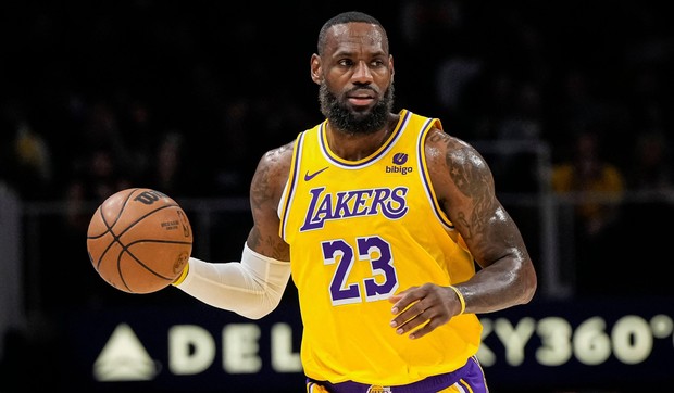 Lebron Džejms u dresu LA Lejkersa | Foto: Reuters