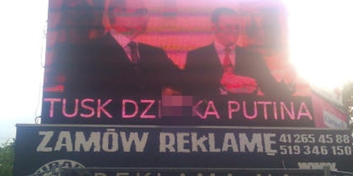 Tusk dziwka putina