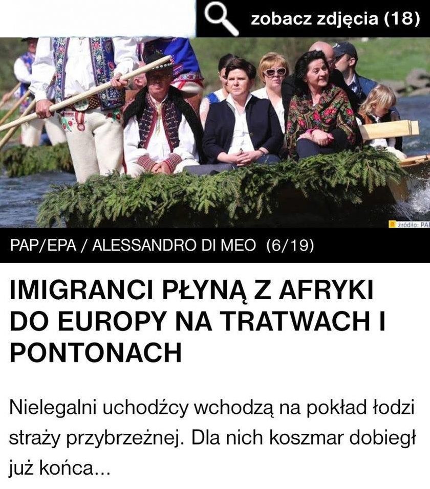 Beata Szydło popłynęła - memy