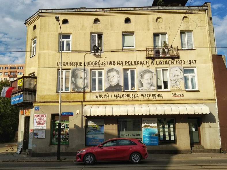 Mural w Łodzi