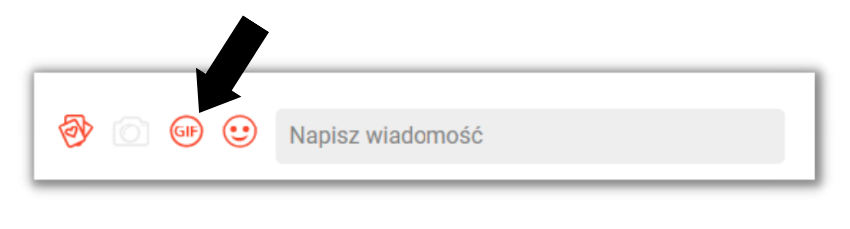 Wysyłanie gifów i naklejek w Sympatia.pl