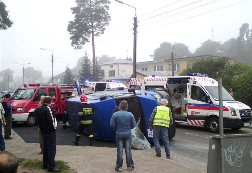 Zderzenie busów. Są ranne dzieci