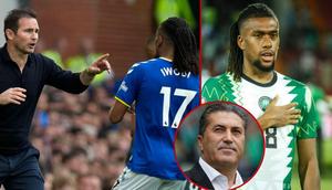 Frank Lampard played Alex Iwobi as a central midfielder just as Jose Peseiro does for the Super Eagles