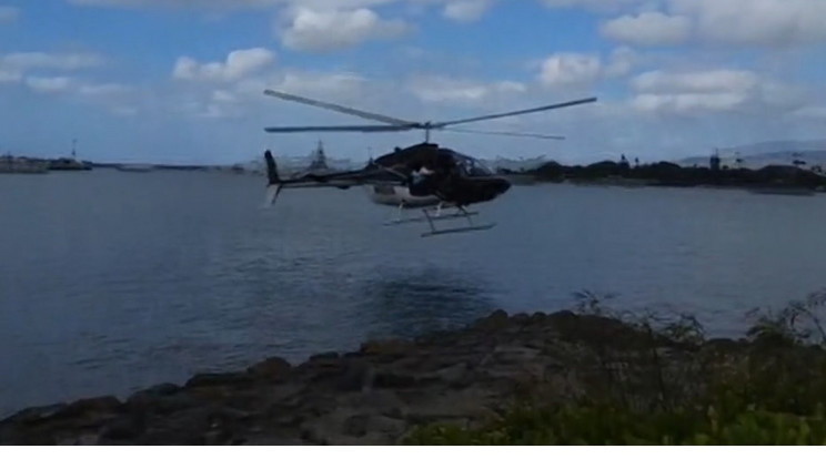 A helikopter a part közelében csapódott a vízbe