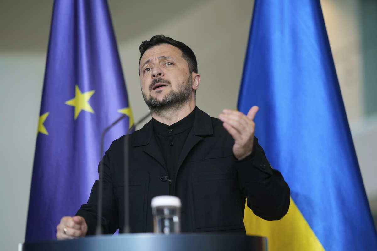 Wołodymyr Zełenski w Berlinie o zwycięstwie Władimira Putina