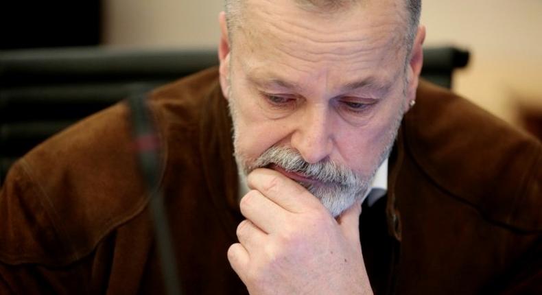 Eirik Jensen, former chief of special operations for the Oslo Police, sits in court in Oslo on January 9, 2017