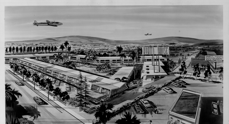 In 1957, a Chicago-based lawyer took a business trip to Los Angeles that resulted in the purchase of the hotel closest to the airport.