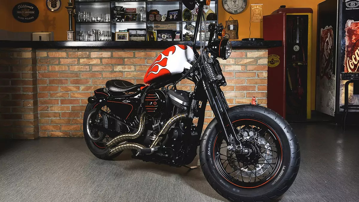 Harley-Davidson przebudowany przez warszawski salon Liberator w poprzedniej edycji Bitwy Królów