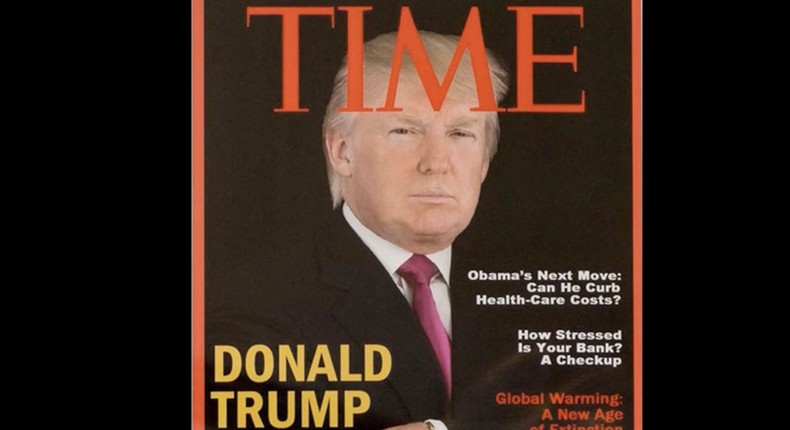 Fake Time magazine cover.