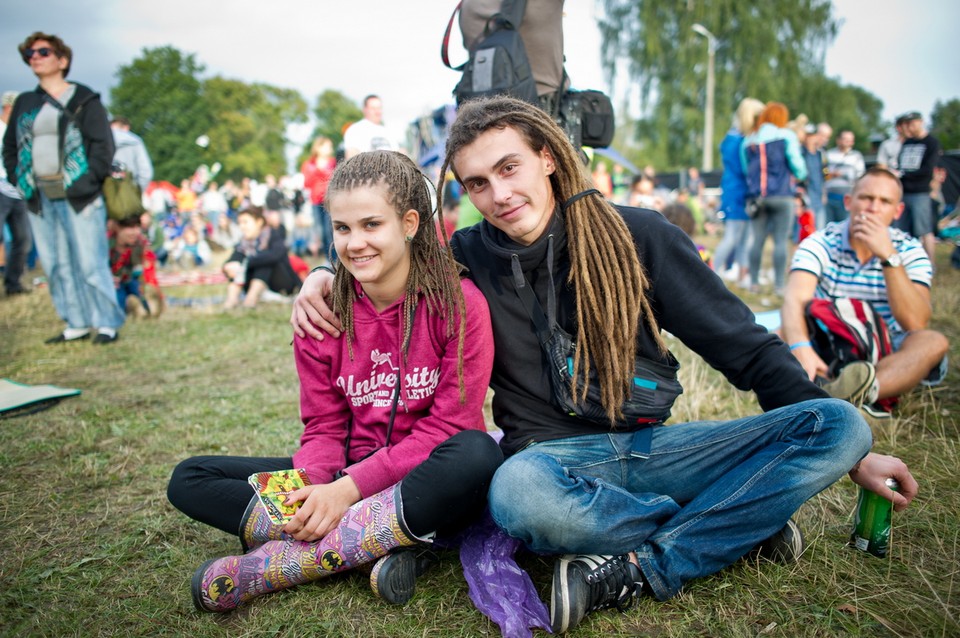 Publiczność drugiego dnia Ostróda Reggae Festival 2014