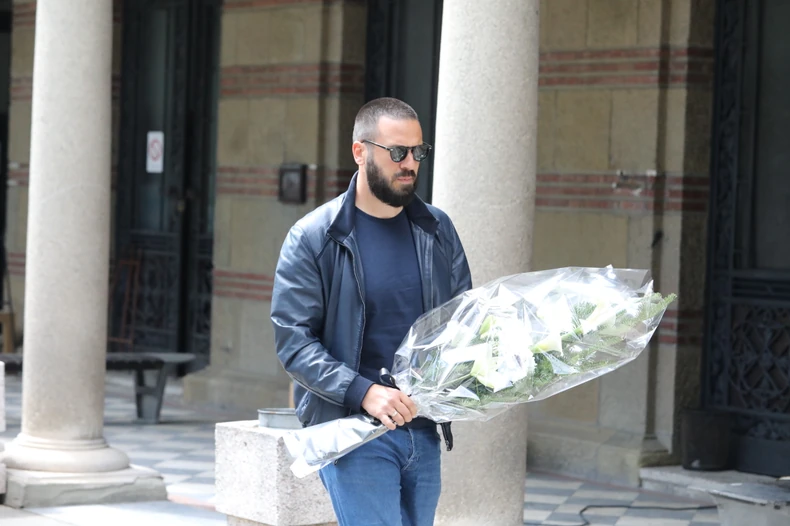 Saša Vidić, kremacija