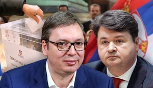 Aleksandar Vučić i Vladan Petrov