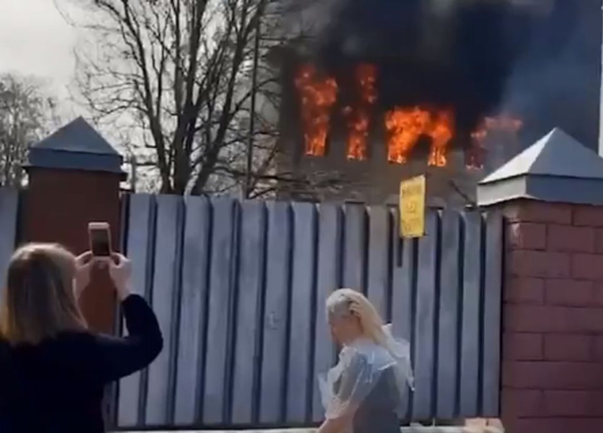 Pożar instytutu w Twerze