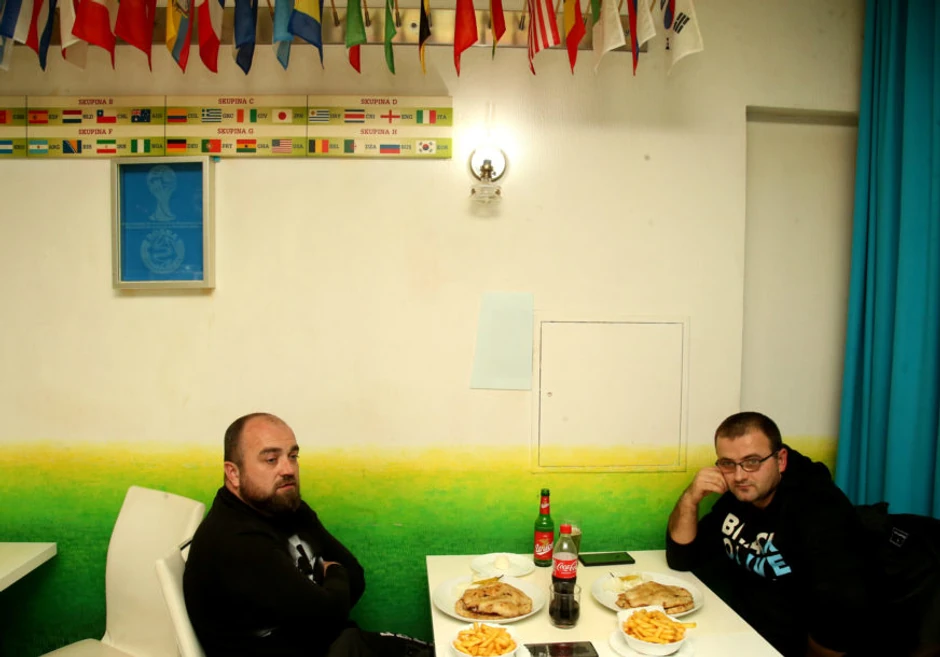 Milan Čubrilo i Danijel Mandić, vozači komiona u Sloveniji 