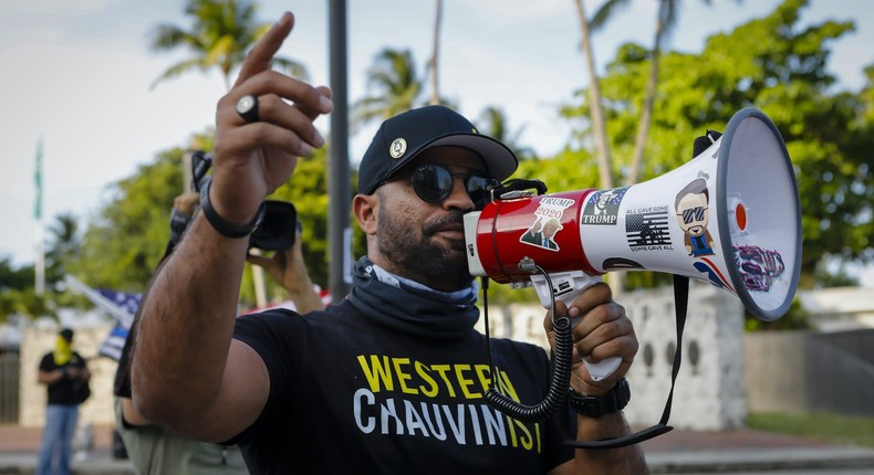 Enrique Tarrio, leader of the Proud Boys.