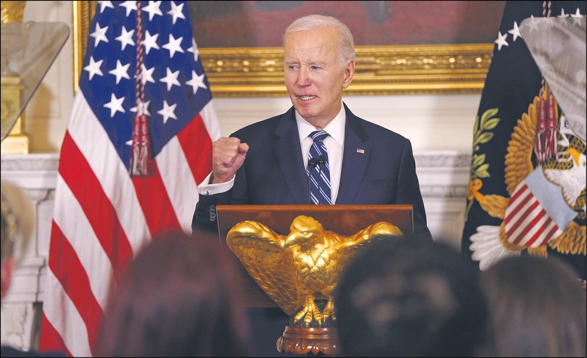 Ustępujący prezydent Joe Biden