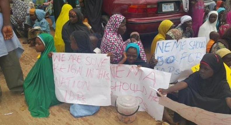 IDPS protest in Abuja on September 2, 2015