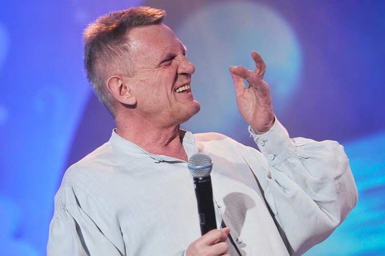 Bronisław Cieślak w spektaklu 'Myśli niesforne  wieczór sentymentalny' (2011)